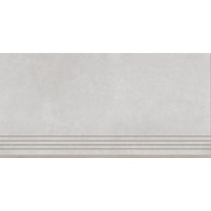 CONCRETE WHITE STOPNICA REKT. 30X120 GAT.1