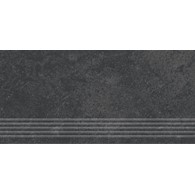 CONCRETE ANTHRACITE STOPNICA REKT. 30X120 GAT.1